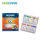 Professional Artist Quality Oil Paint Set for Canvas Drawing 12ml Tube