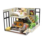 Elegant packing different type miniature dollhouse Cynthia's holiday diy house toy for home decor