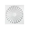 Air Conditioning Steel Swirl Ceiling Diffuser with flexible duct