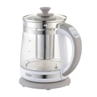 HHB1509D Tea Maker Termperature control 5 color led light Digital Glass Electric Kettle