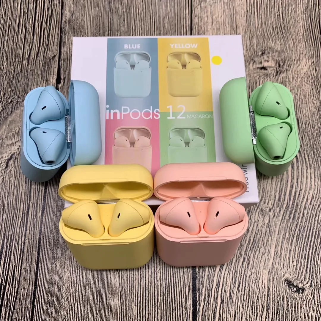 RTS i 12 Inpods 12 Tws New Released Girls Cute Deep Bass Wireless Earbuds - ANKUX.COM