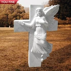 Stone Tombstone Stone Tombstone Western Marble Stone Angel Wings Headstone Monument Tombstone