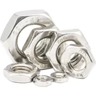 Nuts Nuts Suppliers A2-035 Stainless Steel ANSI B 18.2.2 Hex Panel Nuts Hexagon Jam Thin Nuts