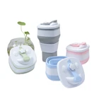 Alibaba Best Sellers Retractable Drinking Cup Silicone Folding Coffee Mug