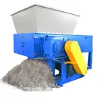 Waste Pp Pe Pet Chip Plastic Washing Recycling Machinery Double Shaft Scrap Metal Crushing Bottle Machine