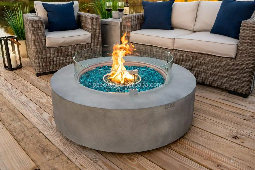 outdoor Gas fire pit for sale,fiber stone fire pit