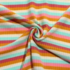 Nice quality 88%T 7%R 5%SP colorful striped soft knitted yarn dyed shirt stripe fabric