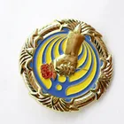Wholesale Pewter Custom Logo Antique Gold 3D Gifts Enamel Trading Pin Badges