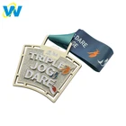Hot Sale Metal Glitter Sport Medal Custom with Ribbon