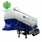 45CBM Carbone Matériau De Ciment En vrac Matériel Citerne Camion Citerne Semi Remorque