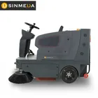 chinese best quality industrialr double brushes sweeper machine floor cleaning