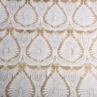 Heavy Embroidery Lace Fabric Chemical Crochet Lace Fabric High quality Polyester Lace Fabric For Dress