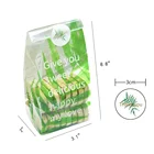 50 Pcs 100% new Oriented Polypropylene OPP Christmas Wedding Party favor Cookie Treat bags with Thank you Stickers