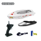1:47 rc mini boat 2.4G 4 channel long distance 10km/h rc speed racing boat 20mins playing time