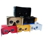 仮想現実 vr ブランド vr 段ボール 3d メガネ google 段ボール v2 vr 3d メガネ