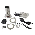 2.5, 3 inch electric exhaust muffler valve cutout system remote switch controller dump exhaust cutout bypass valve