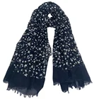 Scarf 100% Polyester Polyester Scarf High Quality Scarf 100% Polyester Long Star Print Scarf