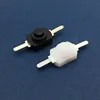 12*8MM DC30V 1A Black White Flashlight Switch 1208YD On Off Mini Push Button Switch for Electric Torch