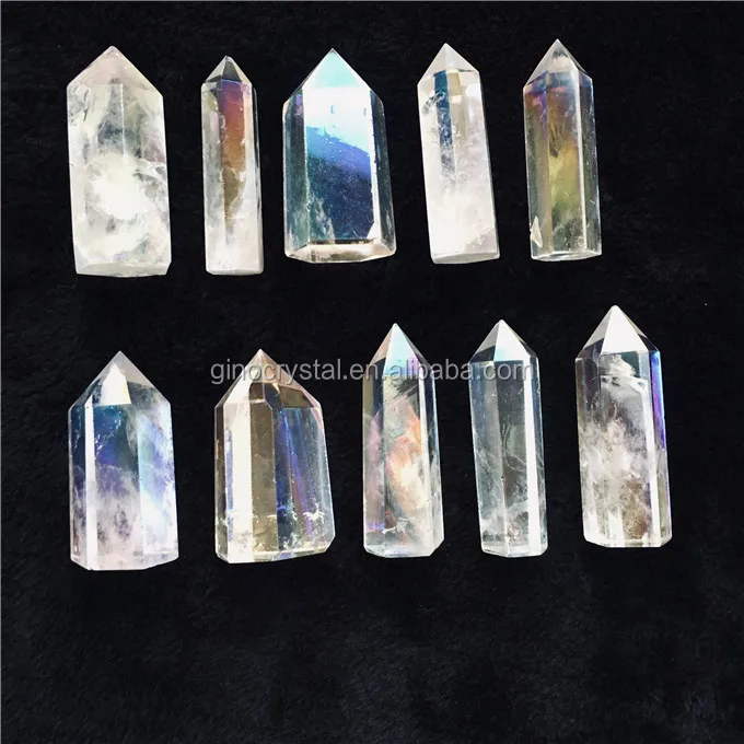 gifts   hot sale healing natural white aura clean crystal quartz