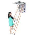 Home retractable attic stairs folding electric stairs