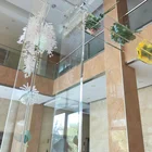 Transparent Acrylic Chuppah & Wedding Canopy Acrylic Arch Mandap Wedding Structure gazeebo