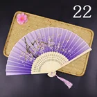 Cheap Wedding Souvenirs Fan Philippines Personalized Folding Silk Fan Folding Hand Fan With Name Printing