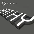 One-Stop Service Led Electronic Signs Business Sign Manufacturer Custom 3D Led Signage Face Lit Letter Electronic Signs