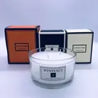 Candle Private Label Customizable Logo Classic Scented 3 Wick Candle With Glass Candle Jars
