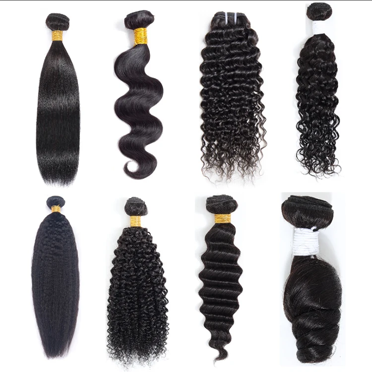 Apple Girl Human Hair 3 Bundles Straight Body Wave Kinky Curly
