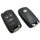 3+1 button remote control replace car key shell with a smart key blade for Buick Regal Verano car