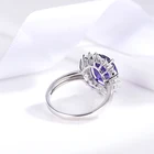 Diamond Rings Silver 925 Cubic Zirconia Handmade Trendy Jewelry Cz Diamond Stone Sterling Silver Rings for Woman