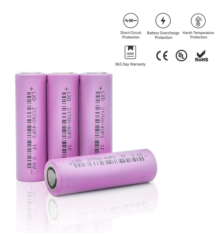 4000MAh 3.6V 21700 Rechargeable Flashlight Battery Large Capacity 6