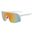 Men's Riding Colourful Large Frame Sunglasses Windbreak Women Outdoor Sports Glasses