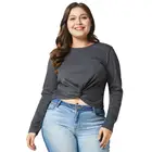 2019 Fashion large size women top casual long-sleeved shirt