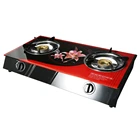 Gas Cooktop Gas Wholesale Iron Sheet Burner 2 Burner Gas Cooktop Glass Top Table Gas Stove