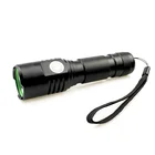 New arrival high quality mini charging led flashlight small flat tactical portable torch with micro usb