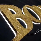 Best selling vintage outside stainless steel diy acrylic led backlit channel letter sign