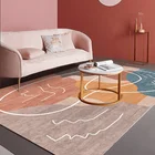 fashion handmade polyester plain fancy shaggy carpet with low price