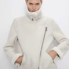 Leather Jackets Comfortable Warm Lambswool Leather Motorcycles Autumn Women Winter Jackets