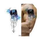 Tattoo Nail Tattoo Temporary Special Design Waterproof Body Full Arm Temporary Tattoo Paper Nail Sticker