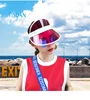 2019 Popular cheap uv protection visor transparent plastic pvc beach sun visor caps hats