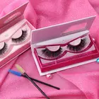 Mink Eyelashes Mink Vendors Free Sample Rnew Woman 100% Guaranteed 5d Mink Eyelash Vendor With Packing Box