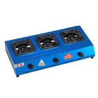 Cooktop 3 Burner Stove Gas Cooker Custom Stainless Steel Panel Stove Cooktop Long 3 Honeycomb Head Burner Gas Cooker