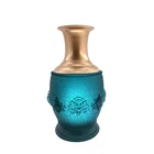 Other Home Decor Craft Wholesale Feng Shui Decorating Supplies Set Crystal Craft Gifts Liuli Buddha Statue Set