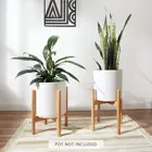 Pot Plant Pot Plant Wooden Stand Wooden Indoor Flower Pot Holder 8 Inches Plant Stand Adjustable Flower Display Rack