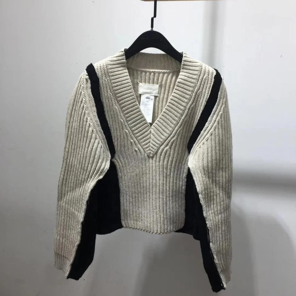 Xiao-kai gros readymade livraison gratuite dames femmes mode top qualité vêtements laine automne coupe ample pull pour les jeunes filles