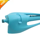 2020 new high quality oscillating sprinkler with adjustable spray, blue