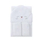 100% Cotton Towel Hot Sale Factory Direct 100% Cotton Hooded Baby Bath Towel With Animal Pattern