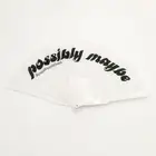 custom printed plastic folding hand fans for advertisement