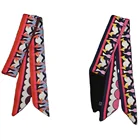 Scarf Lace Fabric Printed Letter Pattern Scarf Lace For Bag Handle Decoration